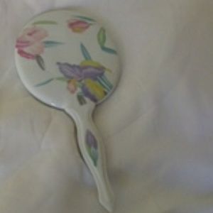 Antique beautiful handheld mirror